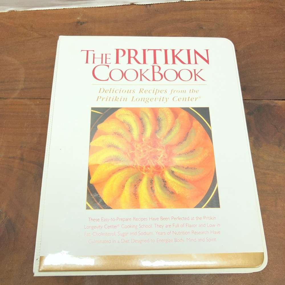 The Pritikin Cookbook 1999 Pritikin Longevity Center Healthy Recipes Binder